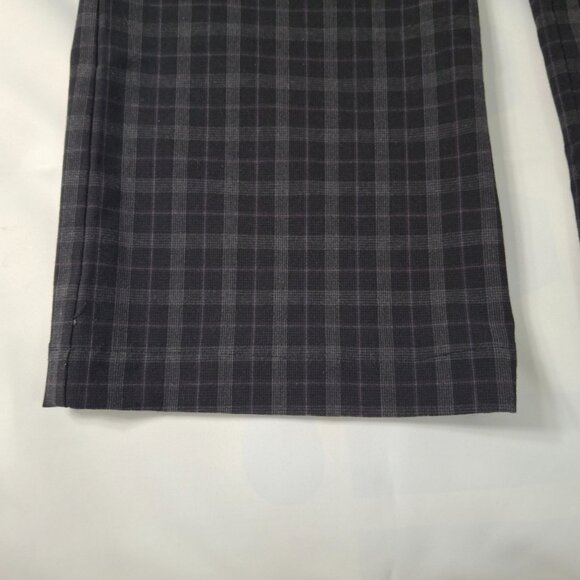 Vintage Joe Fresh New Checker Print Wide Leg Womens Pant Size 10 Mid Rise - Picture 6 of 14